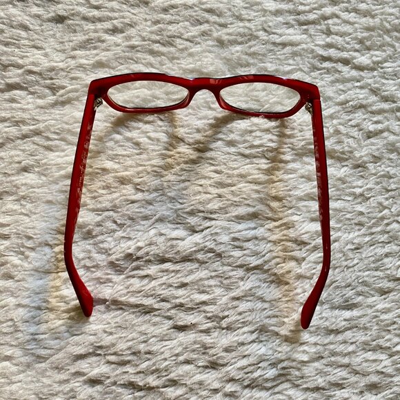 Ray-Ban RB1528 Optics Kids Eyeglass Frames – Polished Black on Red – 46/16~125 - Picture 3 of 16